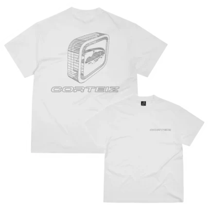 Corteiz Blueprint Tee in White