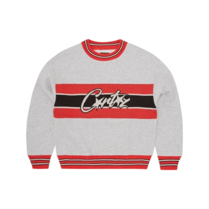 Corteiz UNI Crew Sweater Heather Grey