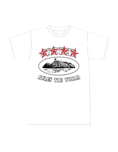 Corteiz 4Starz Alcatraz White T-shirt