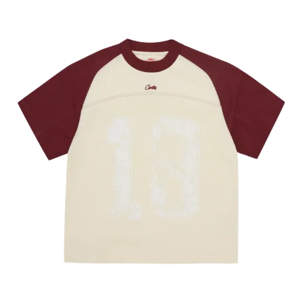 HMP VINTAGE JERSEY CREAM / BURGUNDY