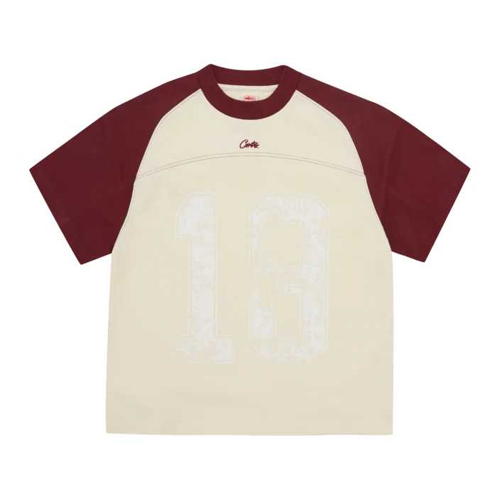 HMP VINTAGE JERSEY CREAM / BURGUNDY