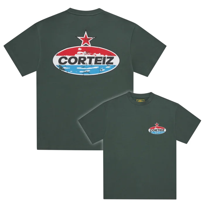 MOTOR HEAVYWEIGHT TEE FOREST GREEN
