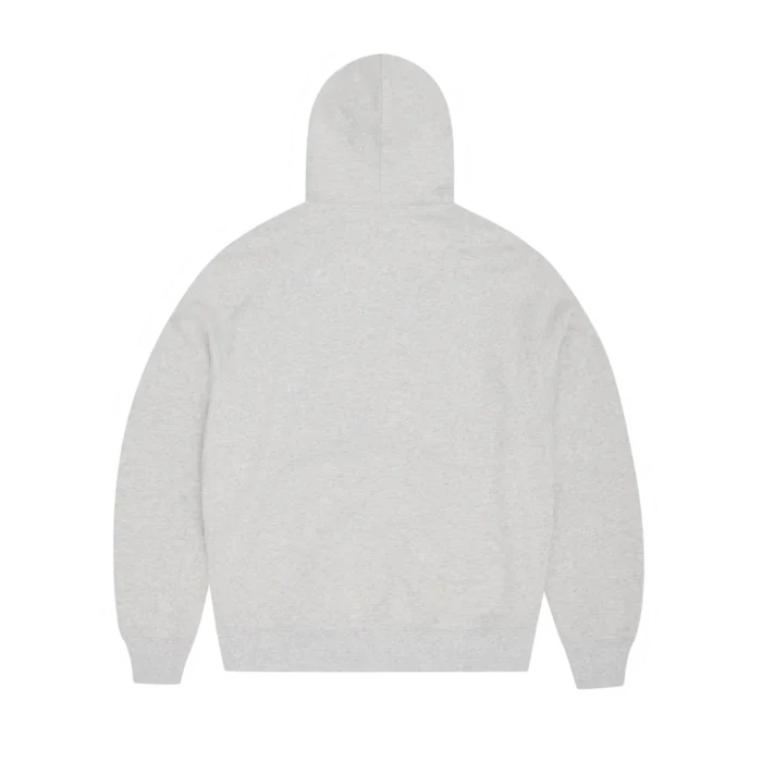 Corteiz Lion Boxy Zip Up Hoodie LIGHT HEATHER