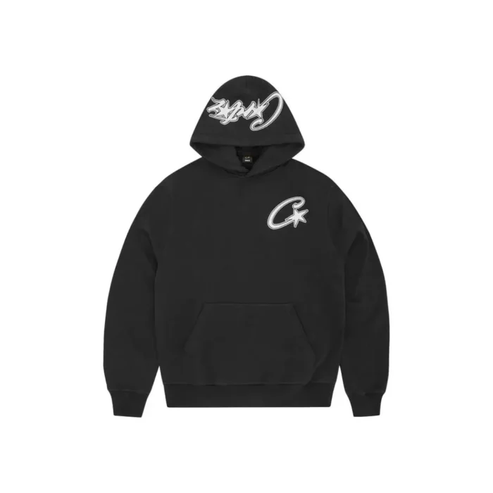 Corteiz Mens C Star Appliqué Hoodie