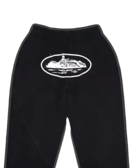 Corteiz OG Alcatraz Joggers Black