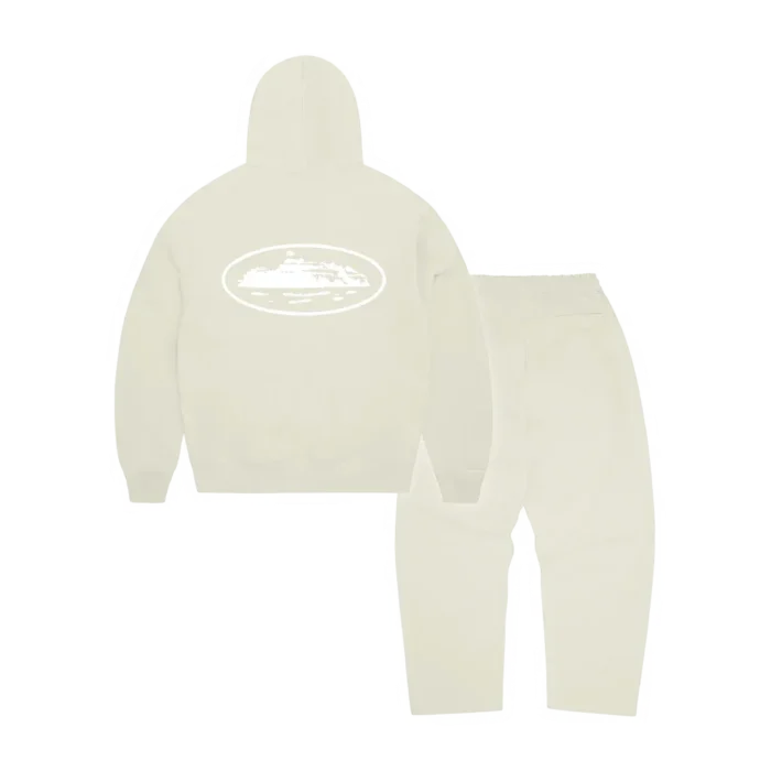 Corteiz Island Puff Print Tracksuit OFF WHITE