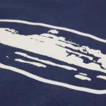 Island Puff Print Corteiz Zip Hoodie NAVY